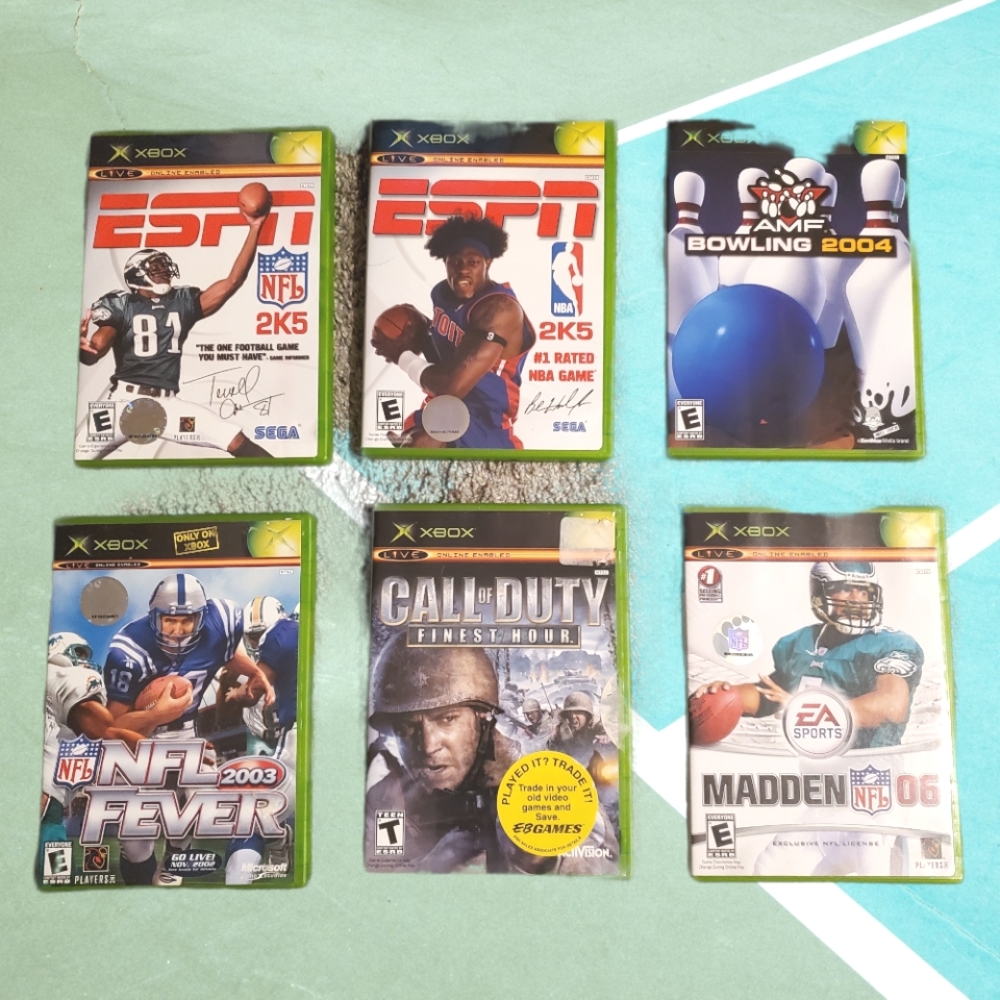 Five video games Xbox games